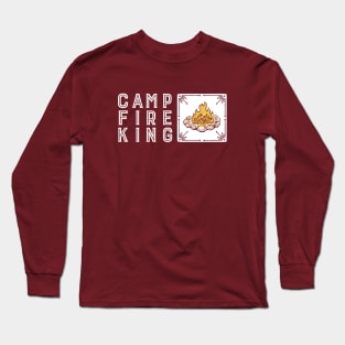 Campfire King (Light on Dark) Long Sleeve T-Shirt